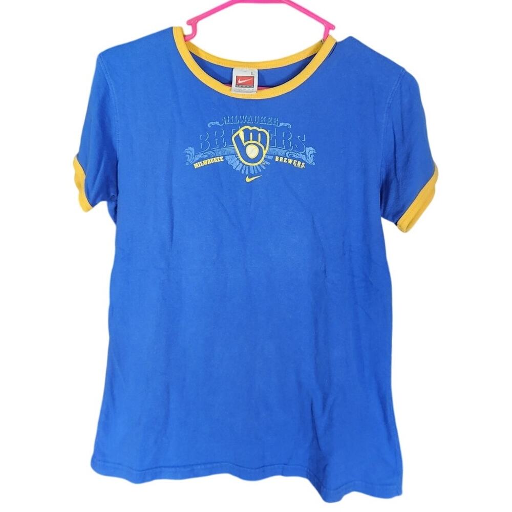 Vintage Nike  Milwaukee Brewers T girl's large